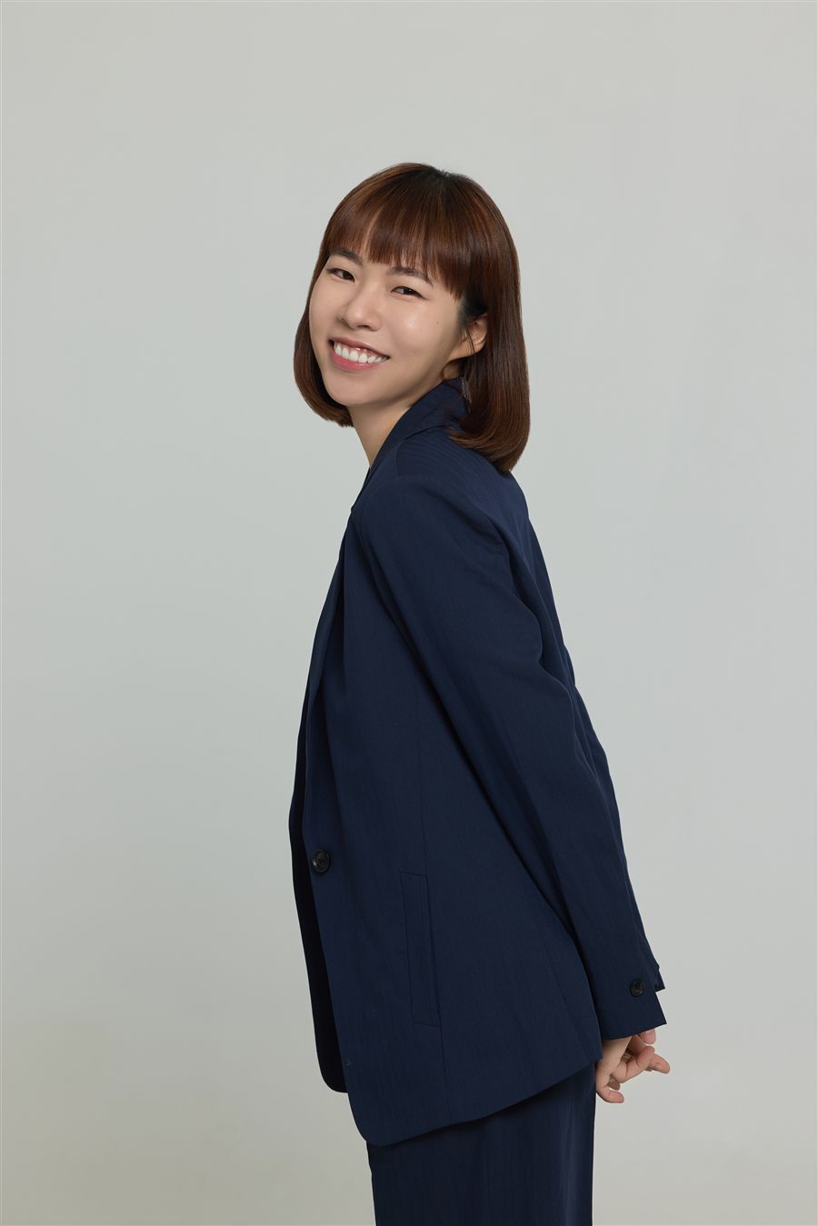 Zing Wong, laughing