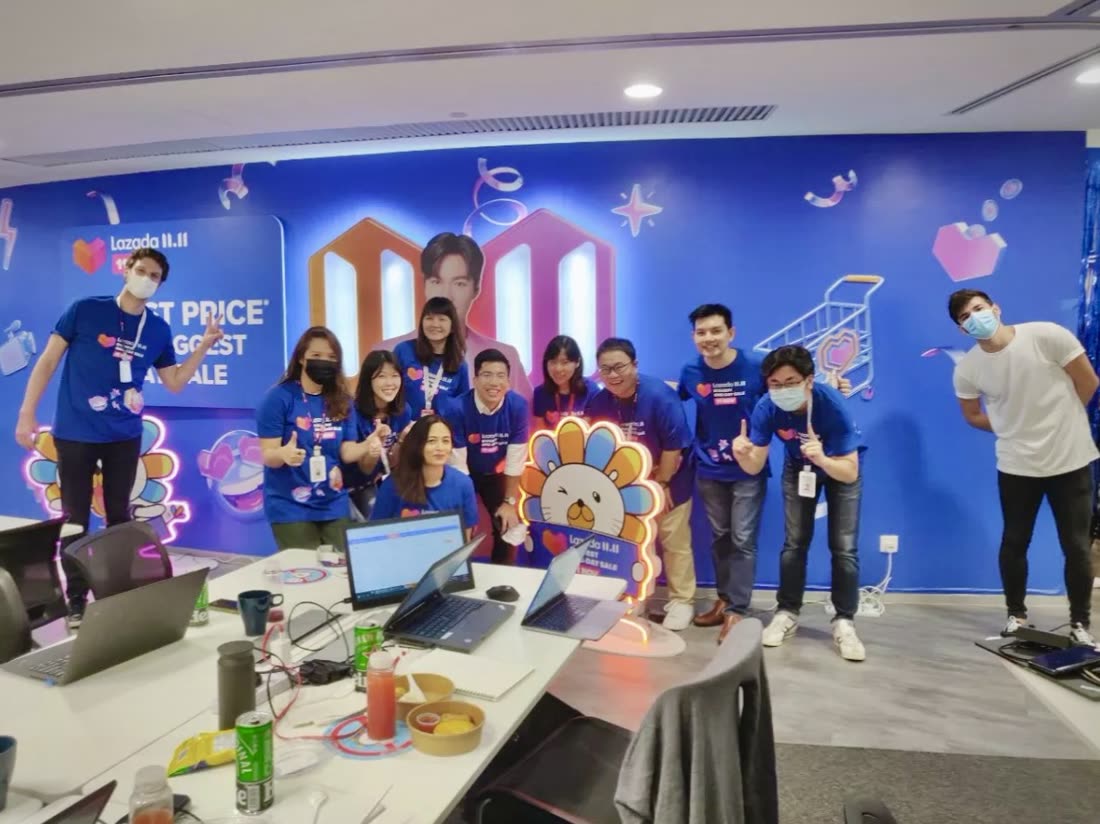The Lazada 11.11 peak-sale war-room